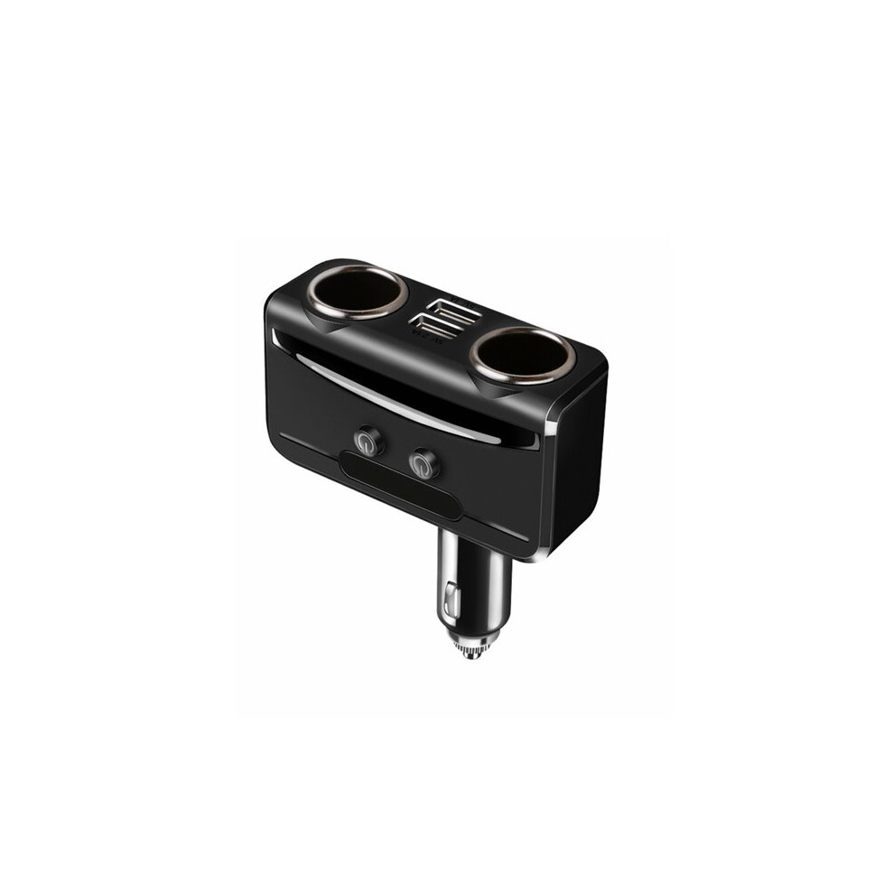Car Cigarette Lighter Socket Splitter 12V-24V Power Adapter Dual Usb Car Charger Voltmeter Lcd 611393403950