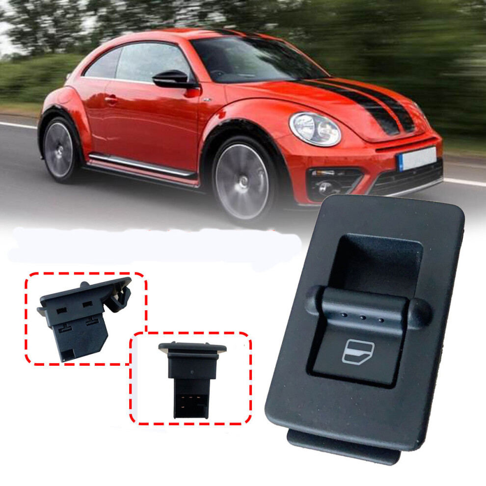Right Side Window Switch For The Passenger For Volkswagen Beetle 1998-2010 1C0959851 1C0959855 1C0959527 Black 6906138473980