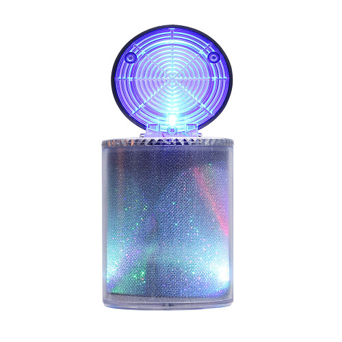 Verplaatsbare auto-asbak reiscup cilinderhouder met LED-licht 1