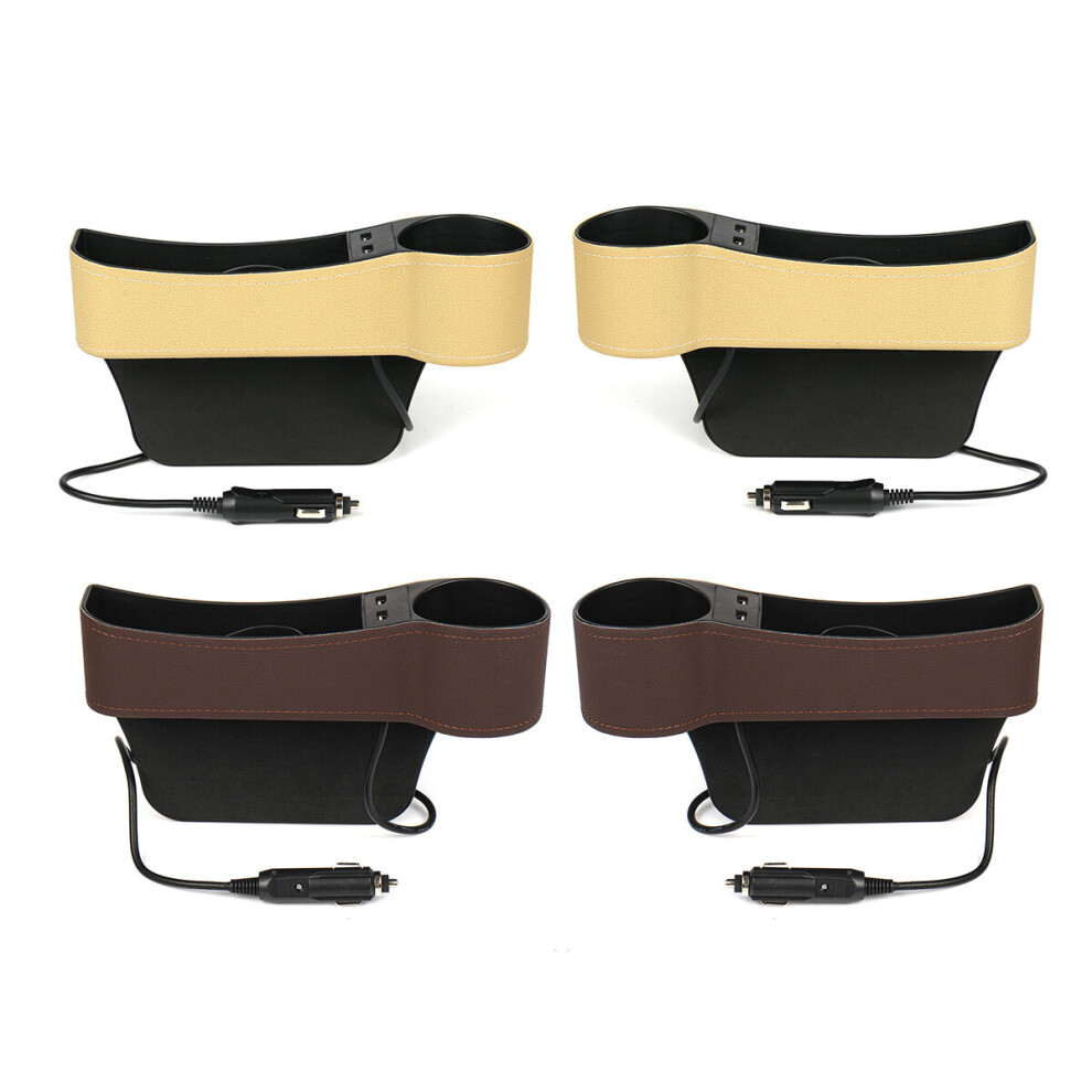 Universal Car Seat Crevice Box Storage Cup Holder Organizer Gap Inserted Stand 604267601521