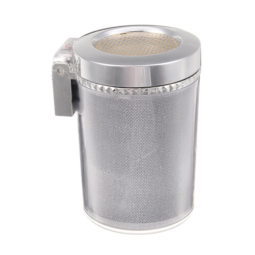 Verplaatsbare auto-asbak reiscup cilinderhouder met LED-licht 2