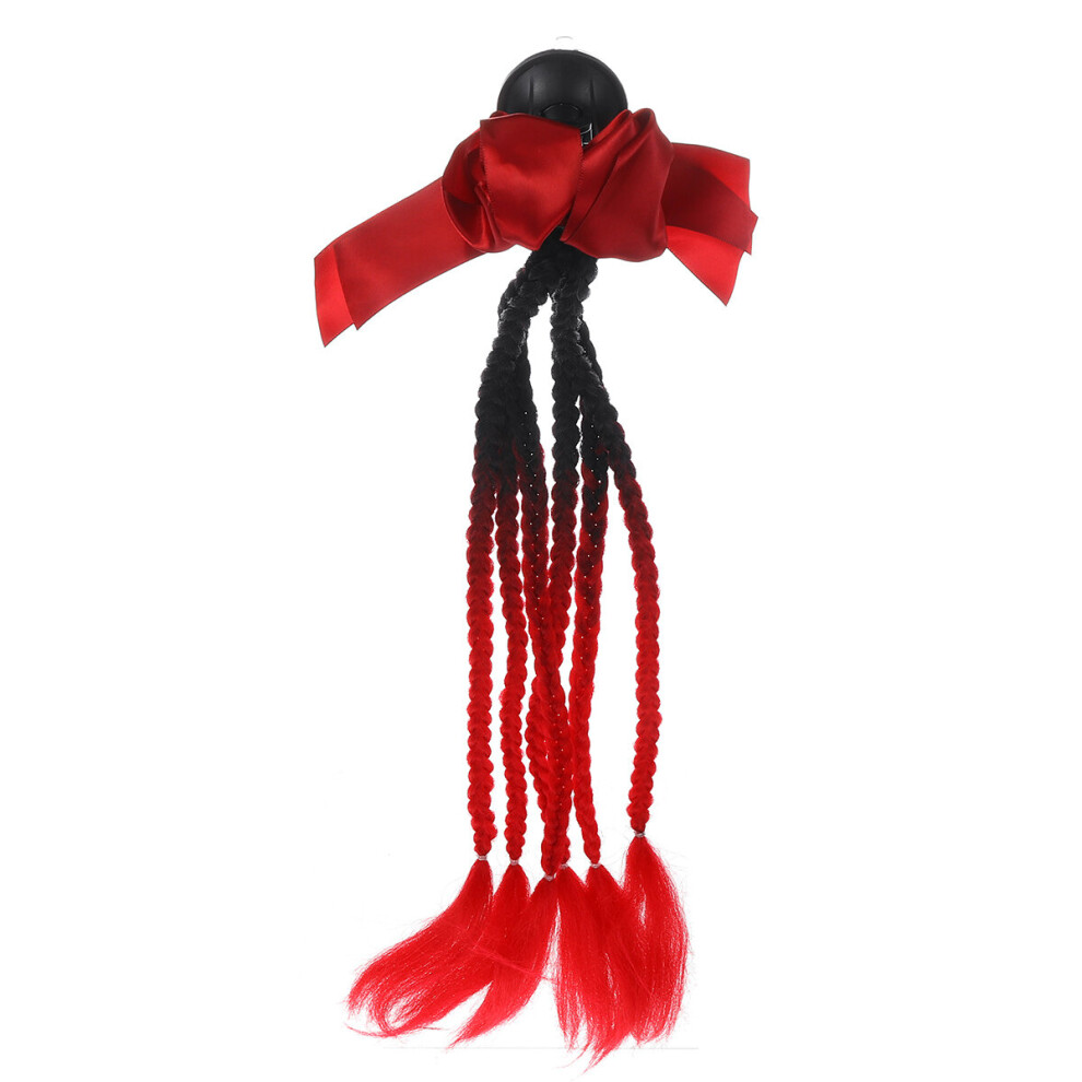 Motorcycle Helmet Braid With Twist Sucker Moto Motorbike Woman Decoration Braids 9000545209259