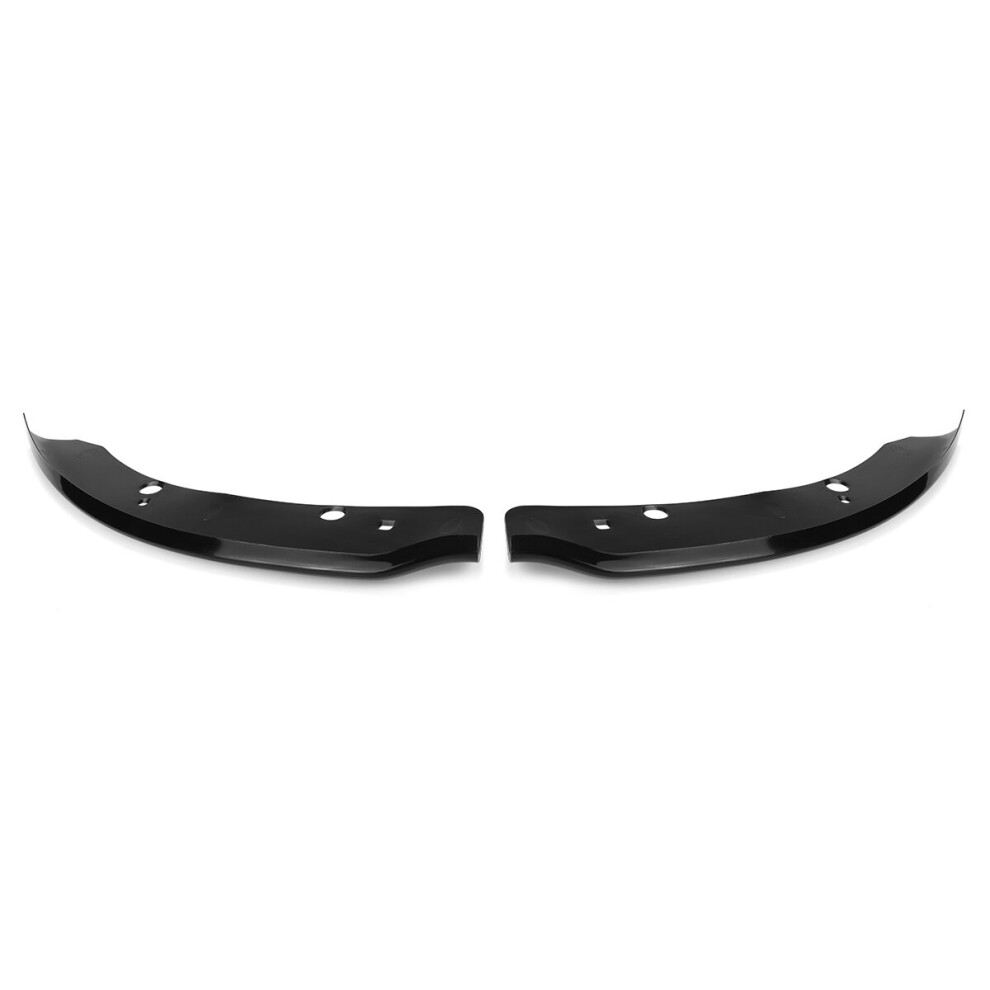 Front Bumper Lip Splitter Protector For Dodge Charger Srt Scat Pack 2015-2019 Black 697581459596