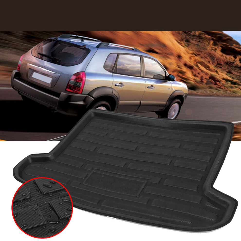 Car Tailgate Cushion Mat Rear Trunk Cargo Liner For Hyundai Tucson 2015-2017 Black 038113758372