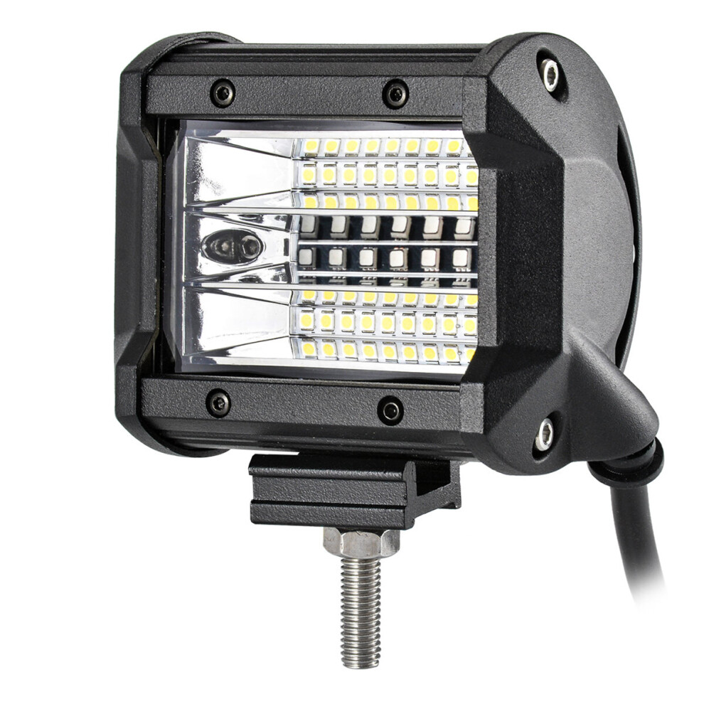 72W 4 Inch Rgb Led Work Bar Driving Fog Lamp 10-32V For 4Wd Suv Truck Ute Offroad Atv Light 6903036300226