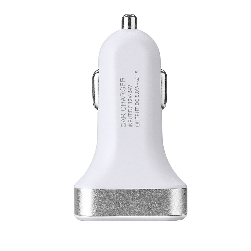 5V 2.1A Dual Usb Car Charger Adapter Fast Charging With Led Display Screen 6262720541797