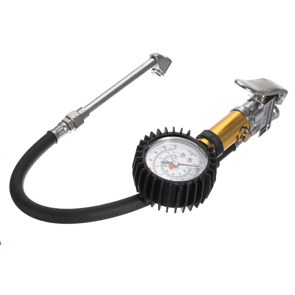 Car Motobike Truck Tyre Air Inflator Car Tire Pressure Gauge 637509431341