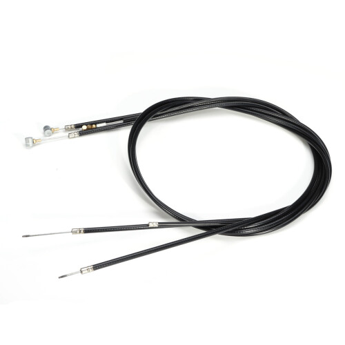 Motorcycle Clutch Brake Throttle Cable Black Universal 2