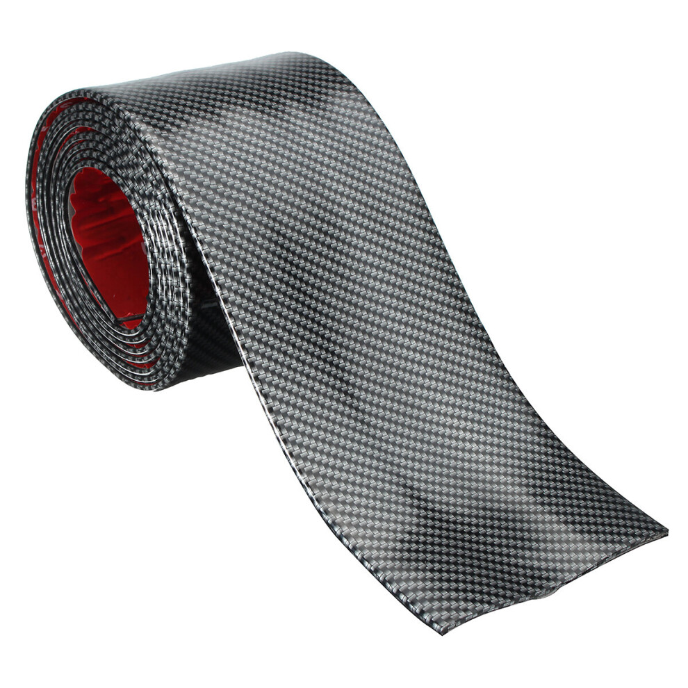 Carbon Fiber Car Scuff Plate Door Sill Cover Panel Step Protector Guard 818200015997