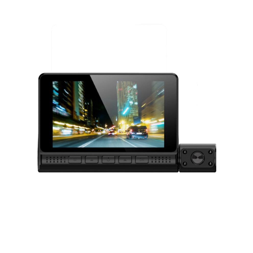 4Inch 1080P Car Dvr Hd 3 Lens Dash Cam Vehicle Video Recorder Rearview Camera 608442060776