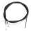 Motorcycle Clutch Brake Throttle Cable Black Universal 5