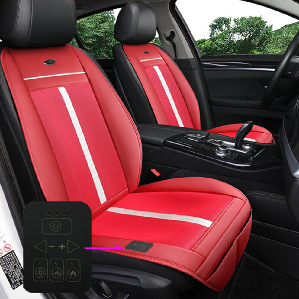 Universal 3 In 1 Car Seat Cover Cooling & Warm Heated & Massage Chair Cushion With 10 Fan Multifunction Automobiles Seat Covers 6900040190751