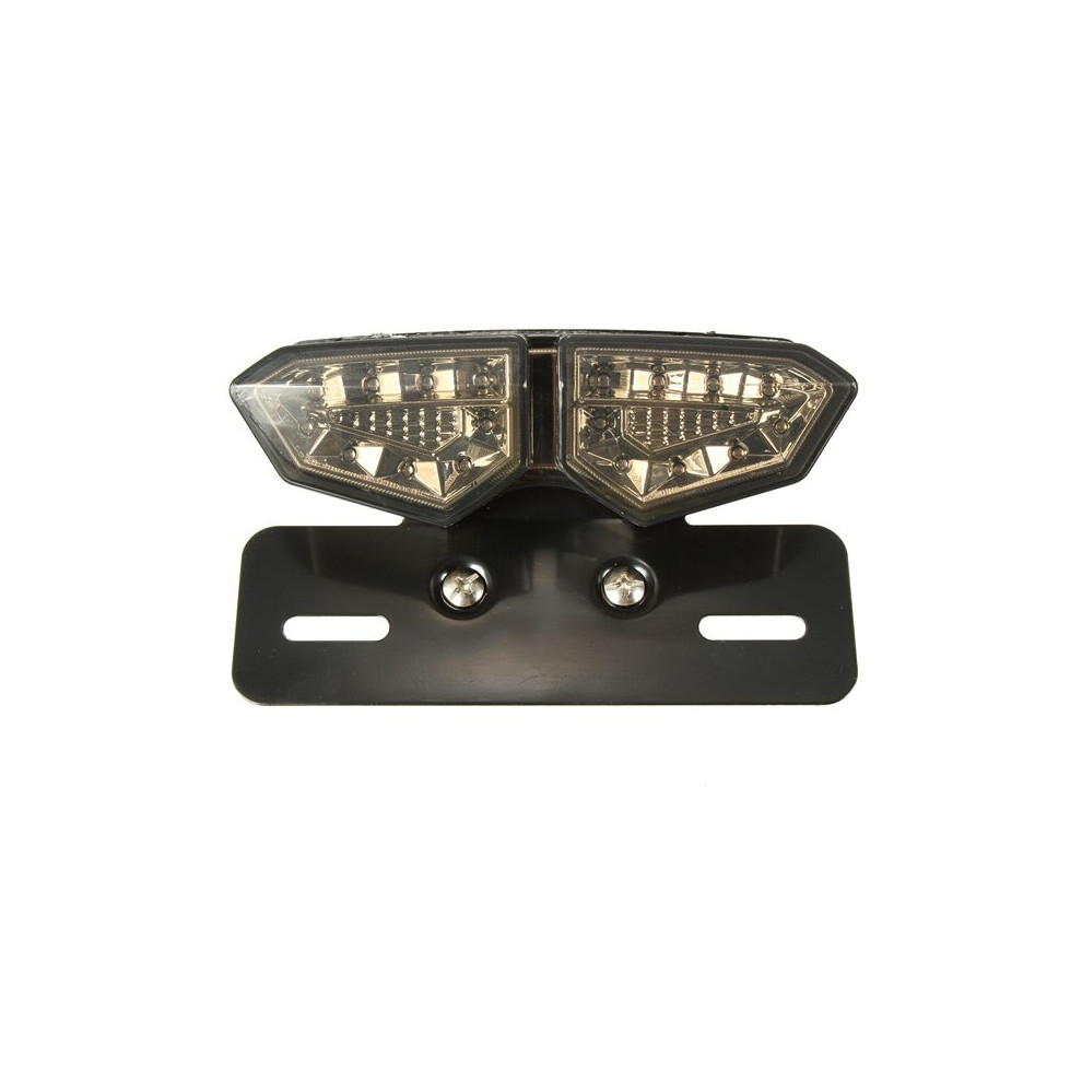 Motorcycle 12V Led Tail Turn Signal Rear Brake License Plate Bracket Light 190268201629