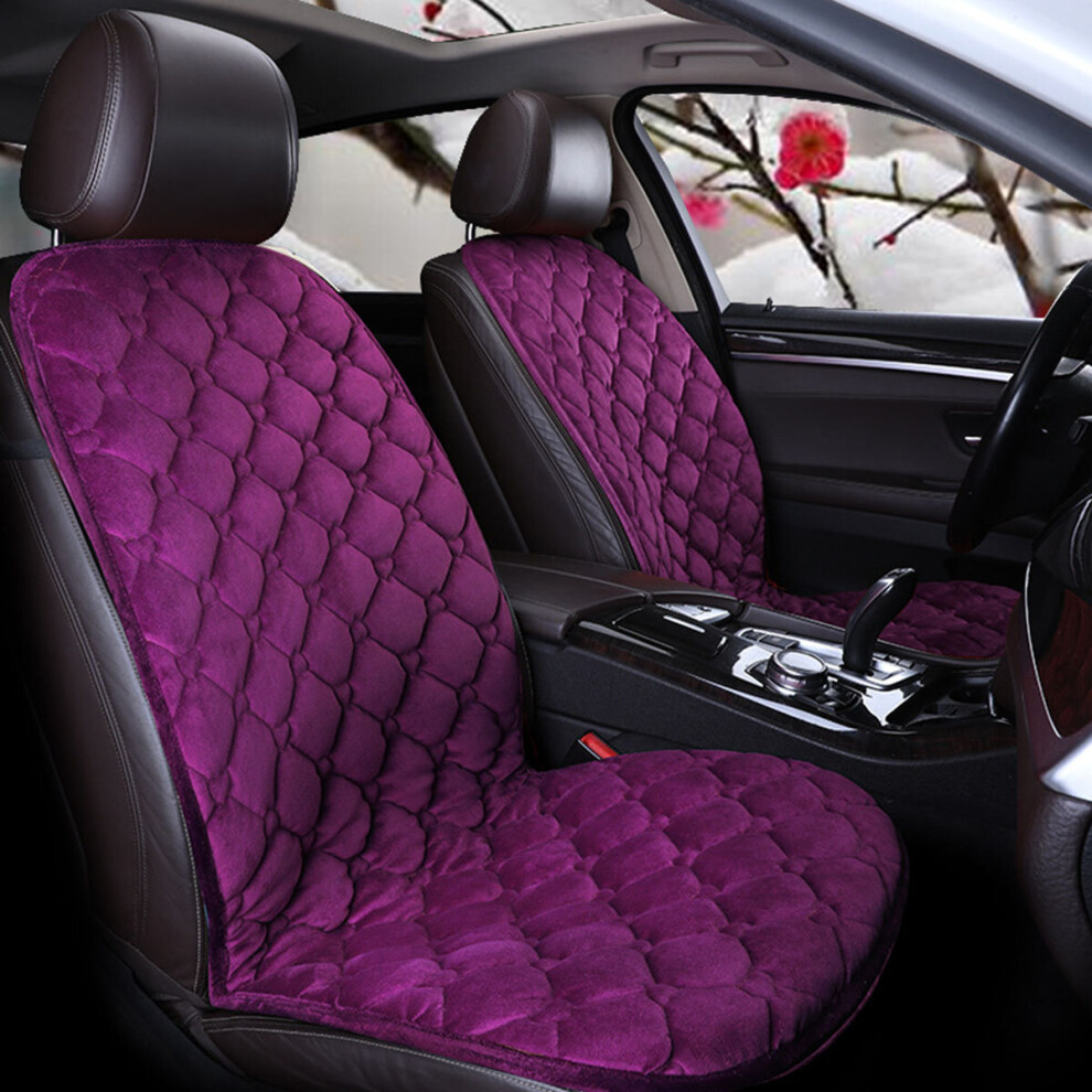 1Pc Car Warm Seat Cushion Winter Plush Comfortable Universal Seat Protection Pad 791335387903