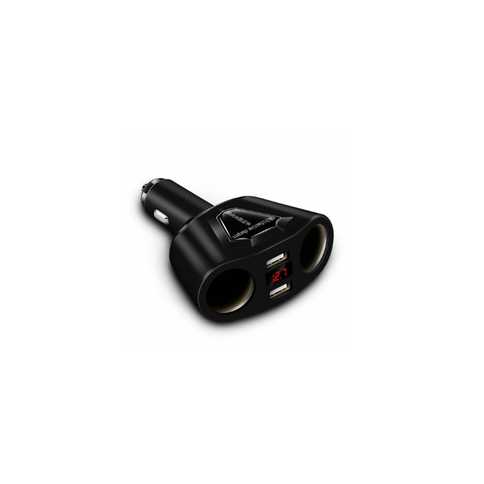 3.1A Dual Usb Car Charger Cigarette Lighter Sockets 120W Power Support Display Current Volmeter 770523018546