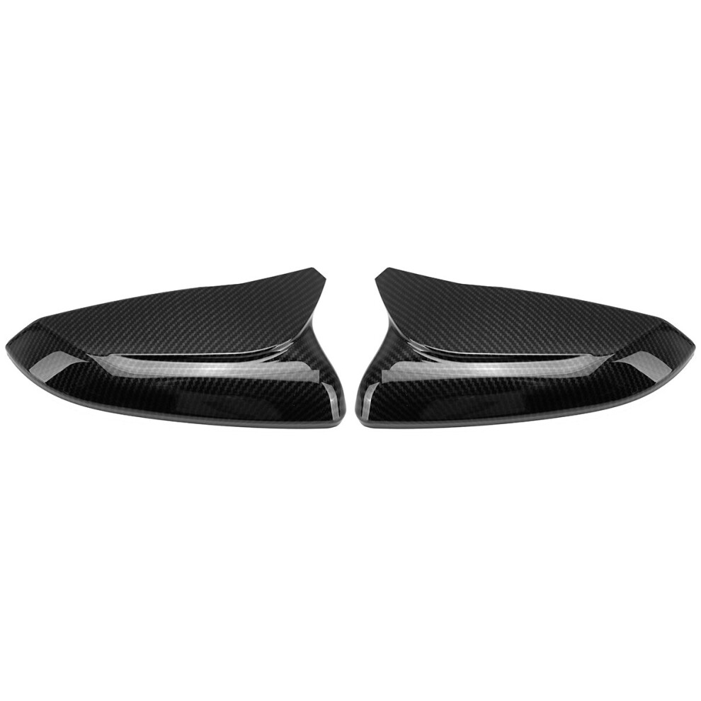 Rear View Mirror Cap Cover Replacement Carbon Fiber Look For Honda Civic 2016-2020 902795454269