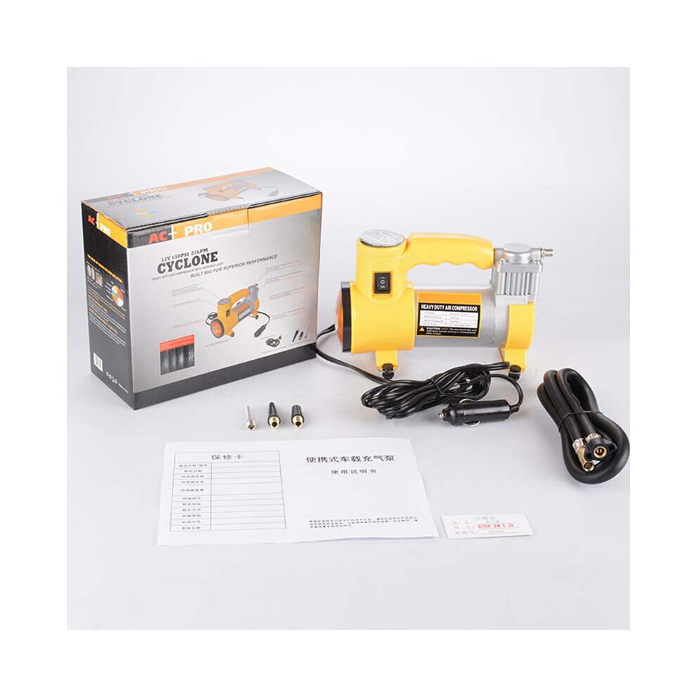 12V 150Psi Cordless Air Compressor Digital Car Air Pump With Led And Lcd Display Light 087364665007