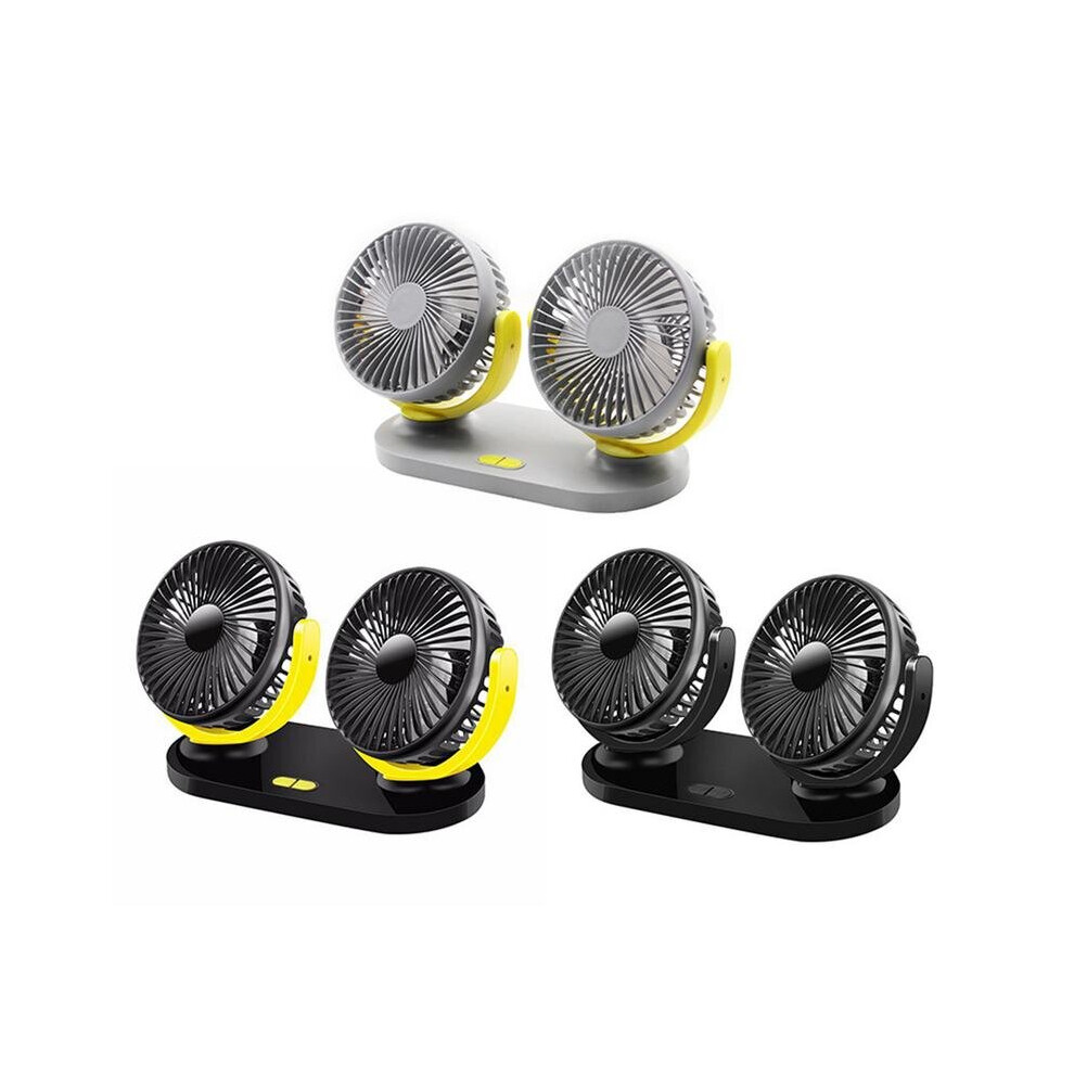 12V 24V Usb Car Cooling Fan Low Noise Summer Air Conditioner 360 Degree Rotating Levels Adjustable 192701856830