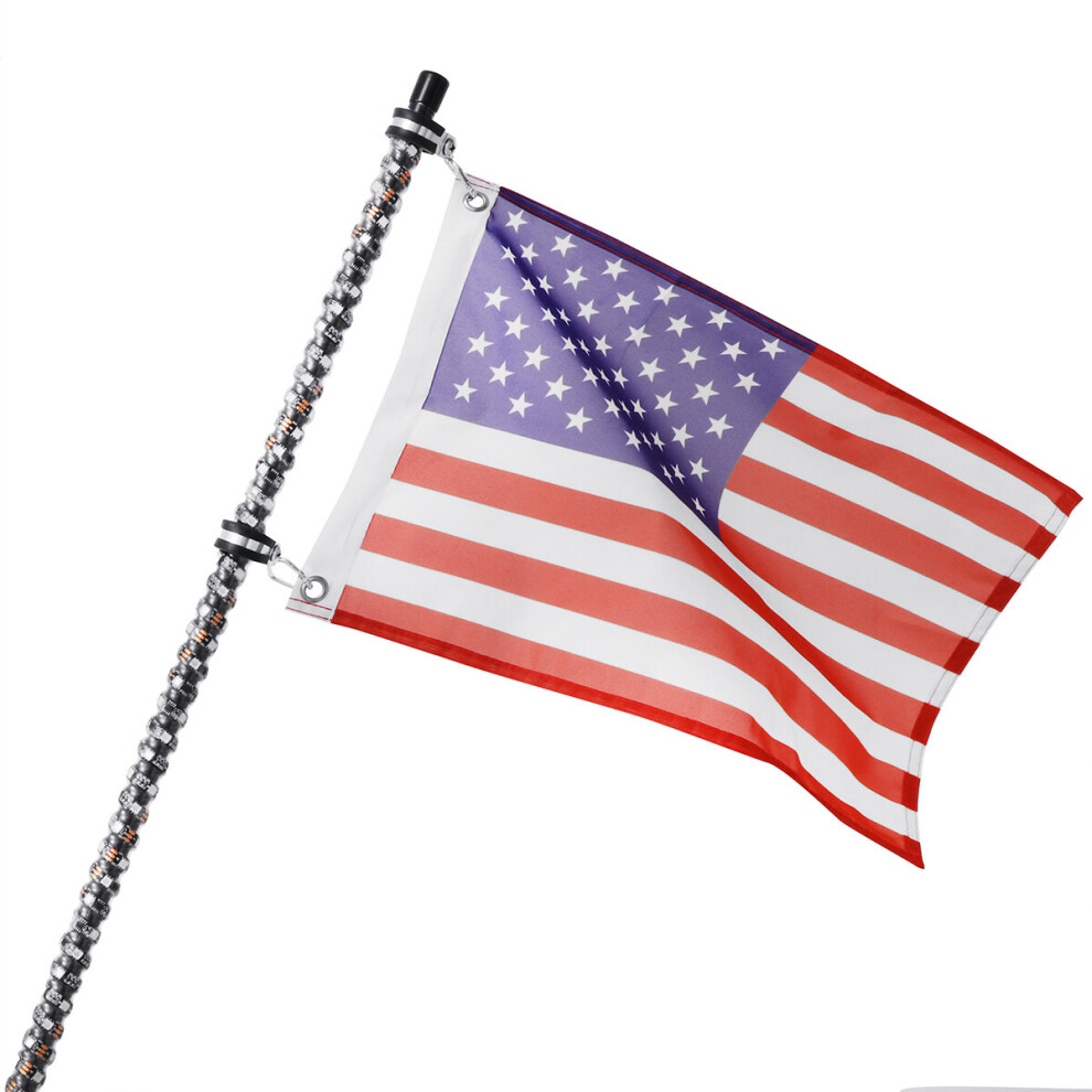 12V 1Pc/2Pcs 3Ft/4Ft/5Ft 5050 Rgb 300 Led Whip Flagpole Lamp For Jeep Atv Utv Light 6900074745217