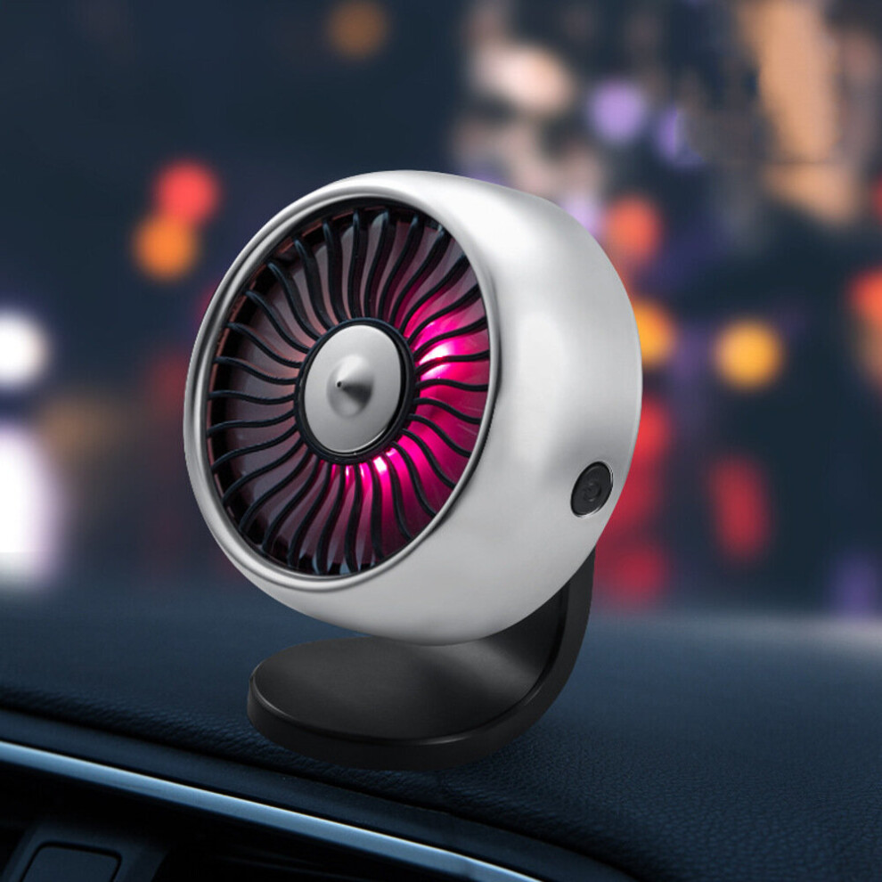 12V/24V Mini Electric Car Fan Low Noise 360 Degree Rotating Cooling Fan Cooler 6900067809735