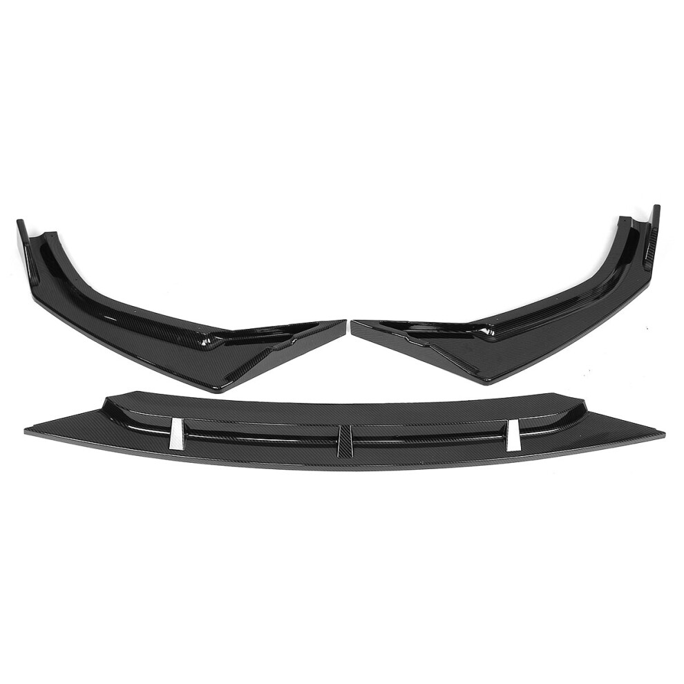 Front Bumper Lip Spoiler Carbon Fiber Look For Honda Civic Coupe / Sedan 6901251189619