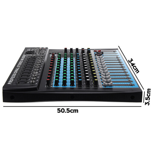 12 Channel Mixing USB Console Bluetoot Professional Live Studio Audio Mixer 2