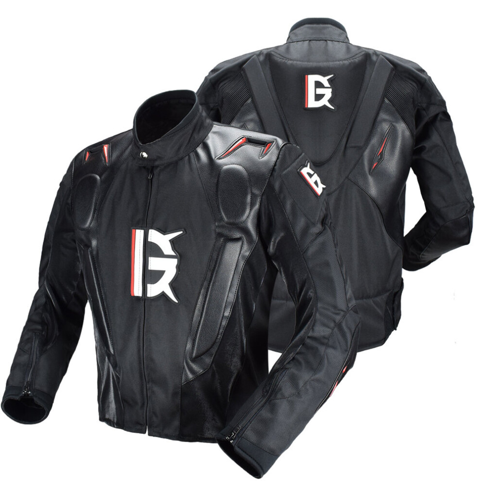 Ghost Racing Motorcycle Jacket Pu Leather Racing Body Armor Protection Moto Motocross Off-Road Clothing Protection Gear 6900058742959