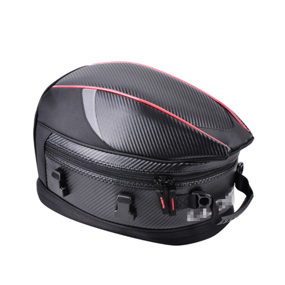 Removable Motorcycle Tail Bag Rear Seat Top Case Luggage Shoulder Pocket Box 780449179207