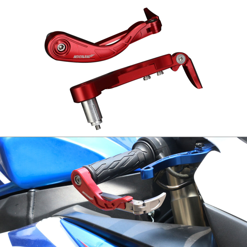 Neverland 22Mm 7/8Inch Cnc Adjustable 3D Lever Handlebar Guard Protector Brake Clutch For Honda/Suzuki/Yamaha/Kawasaki 3345535758086