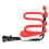 Black/Red Bicycle Seat Detachable Foldable Safety Seat Non-Slip Handle 8