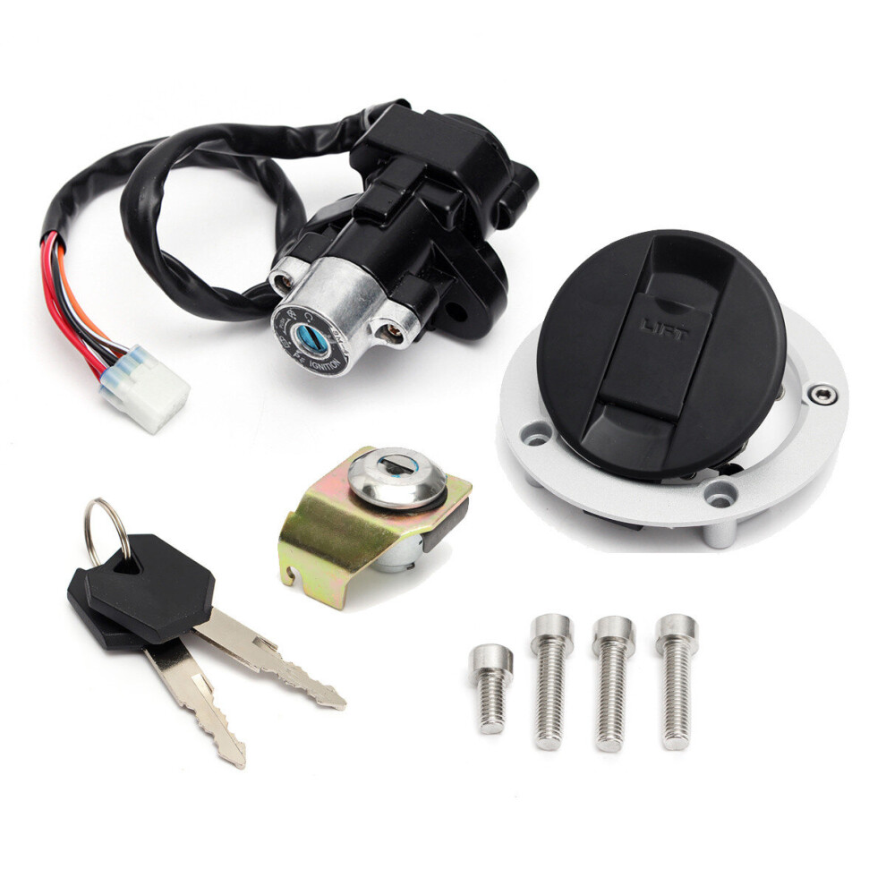 Ignition Switch Lock & Fuel Gas Cap Key Seat For Suzuki Gsxr600 750 1000 03-15 6923487089716