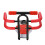 Black/Red Bicycle Seat Detachable Foldable Safety Seat Non-Slip Handle 5