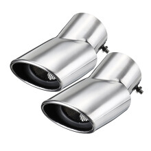 Pair Stainless Steel Exhaust Muffler Tail Pipes for Land Rover Range Rover Sport 2002-2010 Chrome Finish