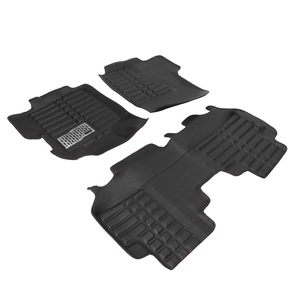 Car Floor Mat Liner All-Weather Waterproof Fly5d For Honda Cr-V Crv 2002-2006 Black 6901250242667