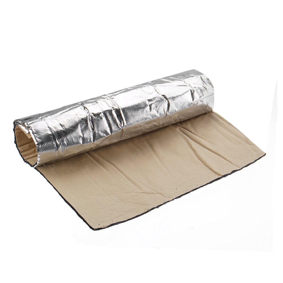 12Pcs 5Mm Car Firewall Sound Deadener Heat Insulation Cotton Deadening Material Mat Pad Silver 743022377759