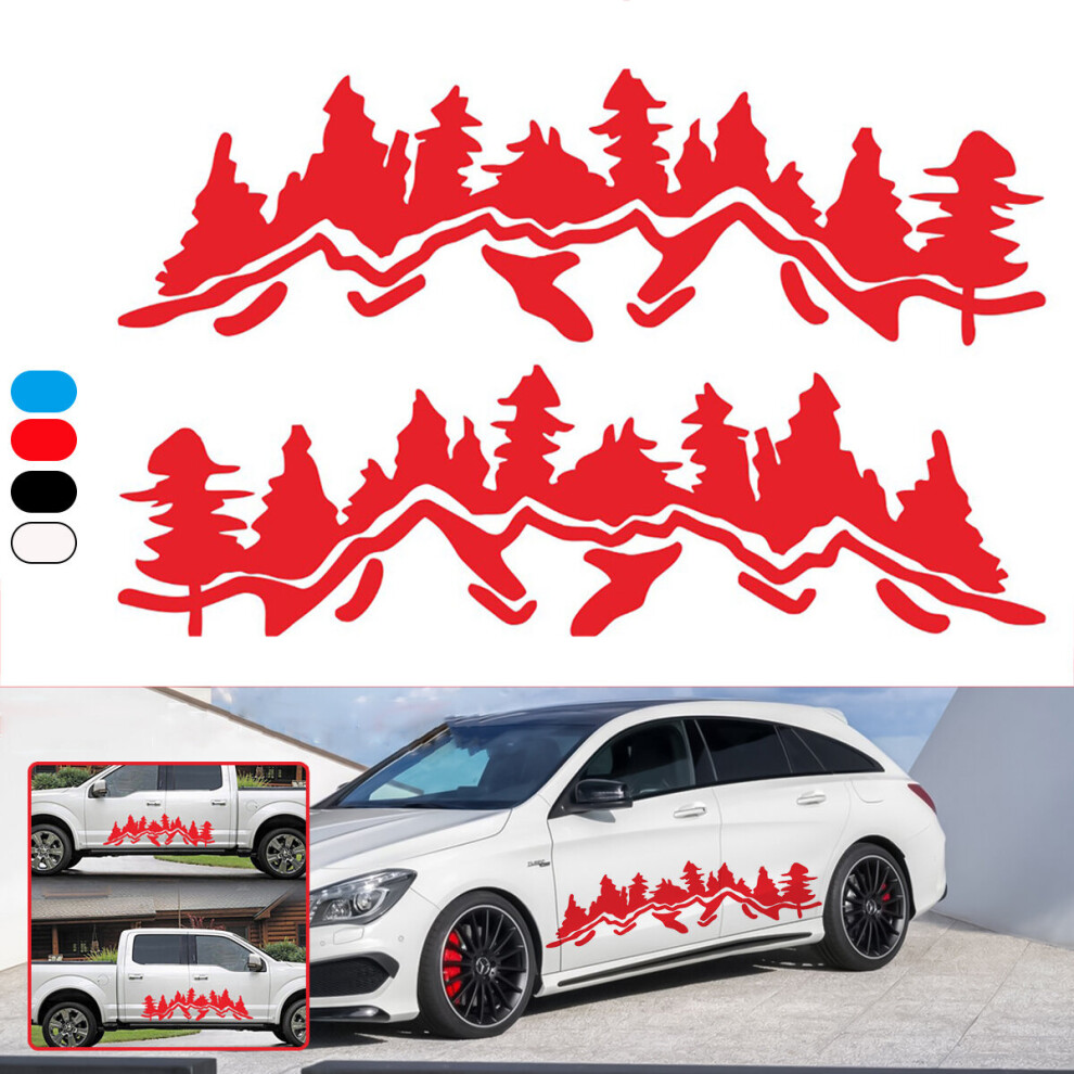 2Pcs 150X45cm Car Side Body Stickers For Camper Motorhome Van Caravan Rv Truck 6900074889478
