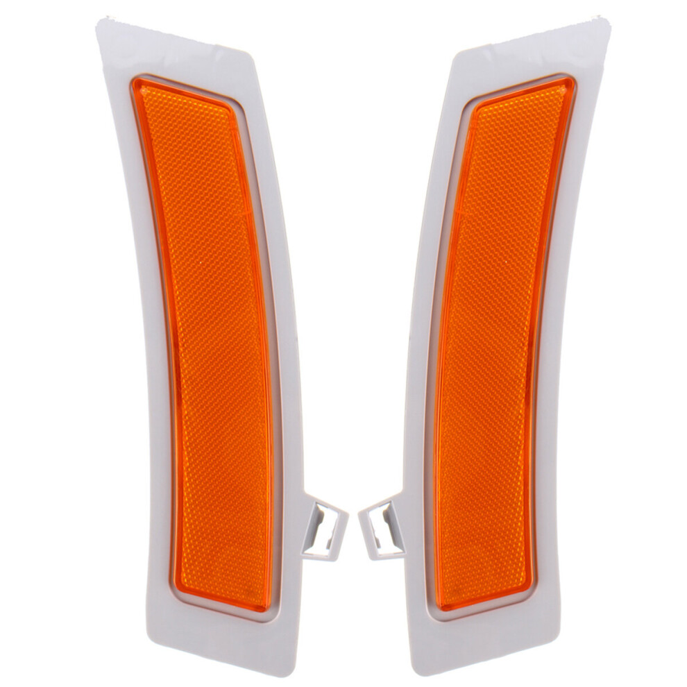Front Bumper Side Marker Reflector Left + Right For Bmw 2011-2013 E70 X5 Amber 615343479743