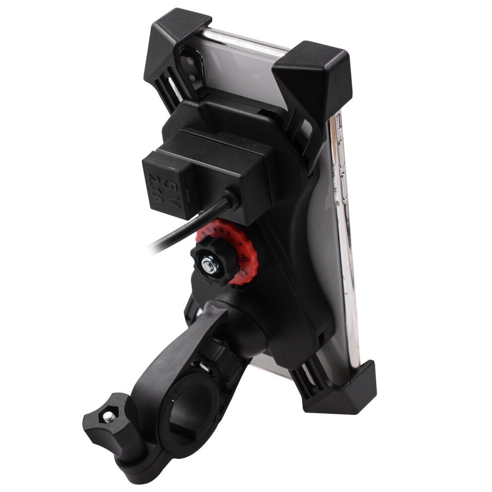 12V 3.5-6Inch Usb Rechargeable Waterproof Handlebar Mirror Phone Gps Holder For Electric Car Motorcycle Bike Scooter 6900075464636
