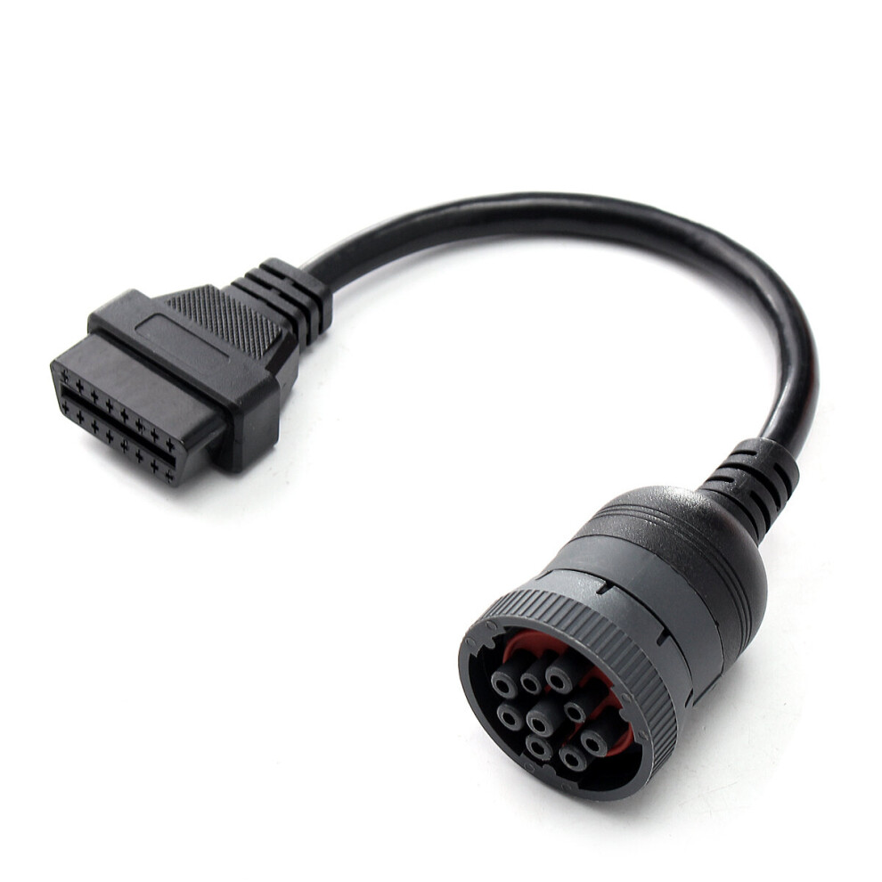 16Pin To J1939 9Pin Deutsch Heavy Duty Truck Obd2 Obdii Cable 295X40x30mm 784126837282