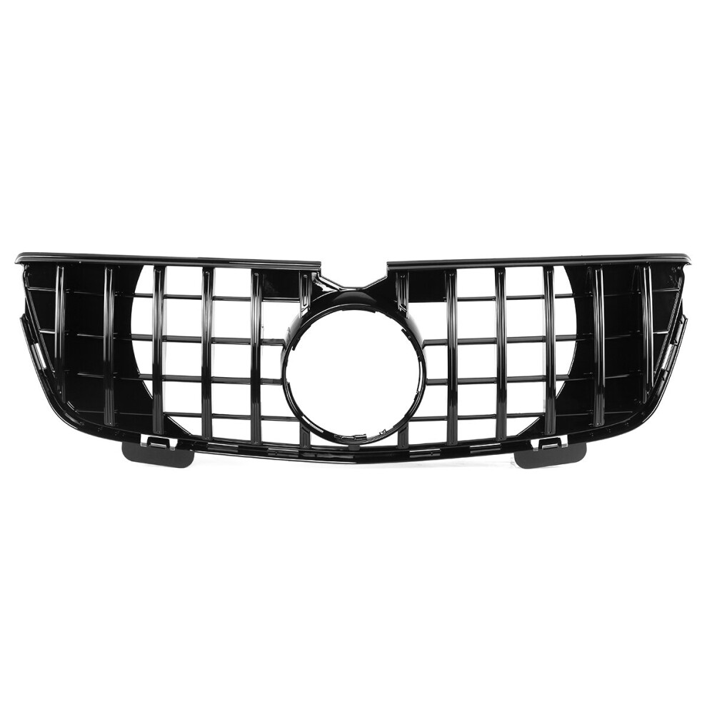 Gtr Style Front Grill Grille Glossy For Mercedes-Benz Gl-Class X164 Gl320 Gl450 Gl350 2007-2012 Black 735280750771