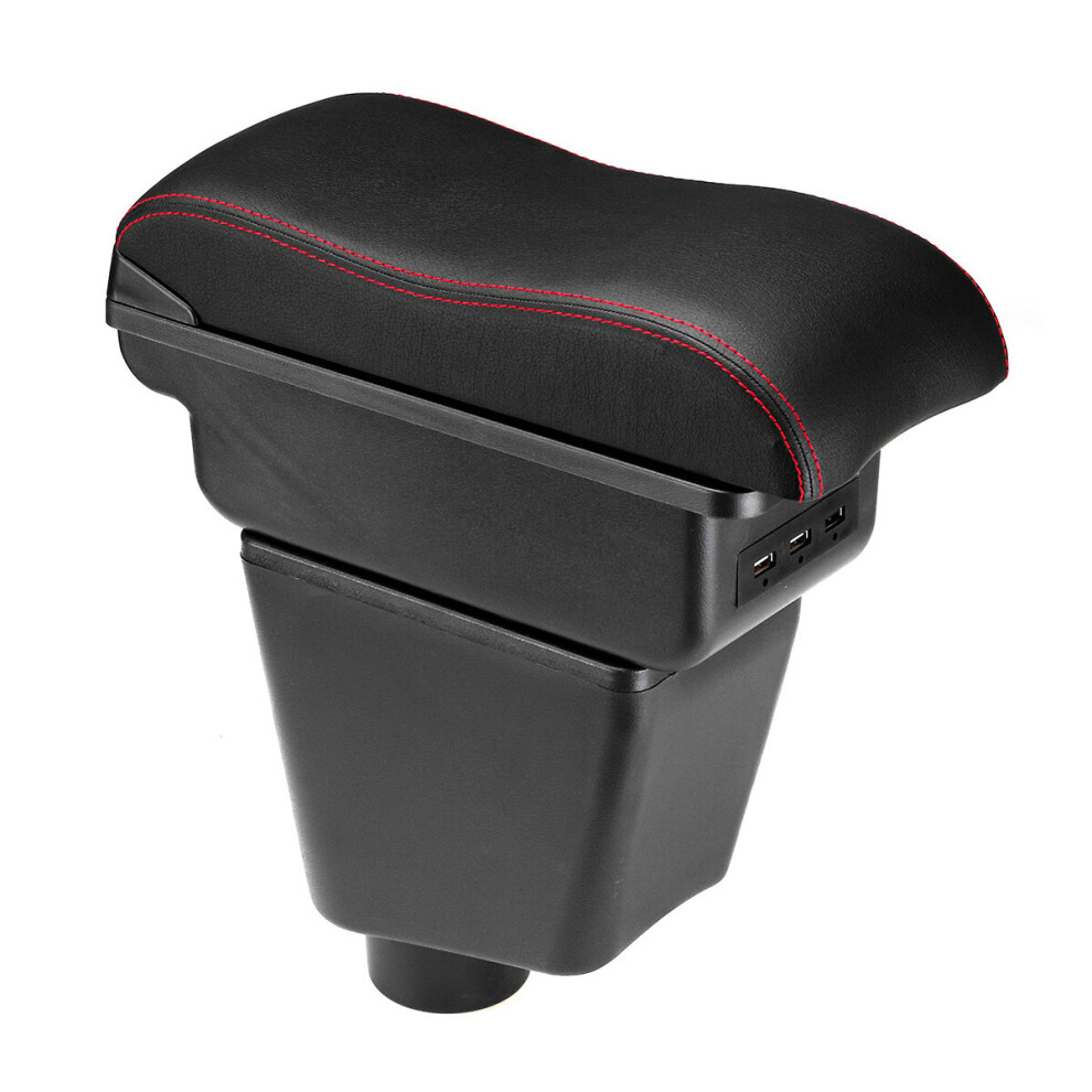 Car Armrest Arm Rest Center Console Pu Leather Storage Box For Renault Clio Captur 6900058592813