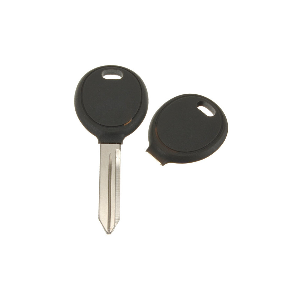 Transponder Chip Ignition Key Shell Case For Dodge Chrysler Jeep Black 840582174184