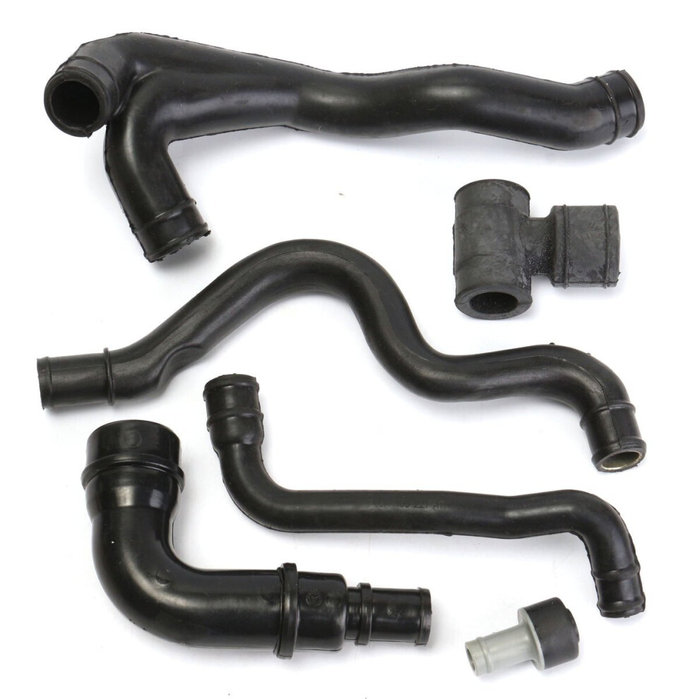 Engine Crankcase Breather Pipes Kit For Jetta Golf Mk4 Black 681542926074