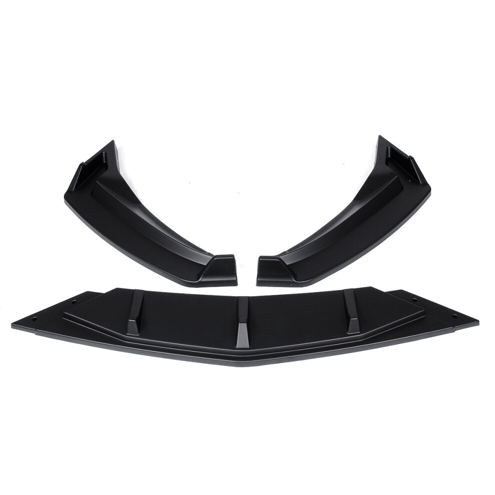 3Pcs Car Front Bumper Lip Body Kit Spoiler Diffuser Bumper Lip Deflector Lips Protector Cover For Vw For Passat B8 2017-2019 349938693091