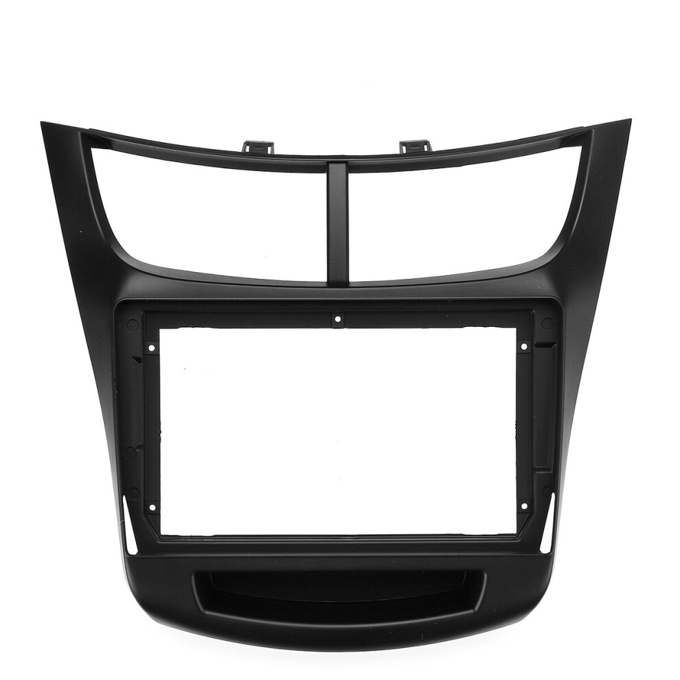 Car Dashboard Stereo Radio Fascia Frame Dash Trim Panel For Chevrolet Sail 2015-2017 Black 4713519802671