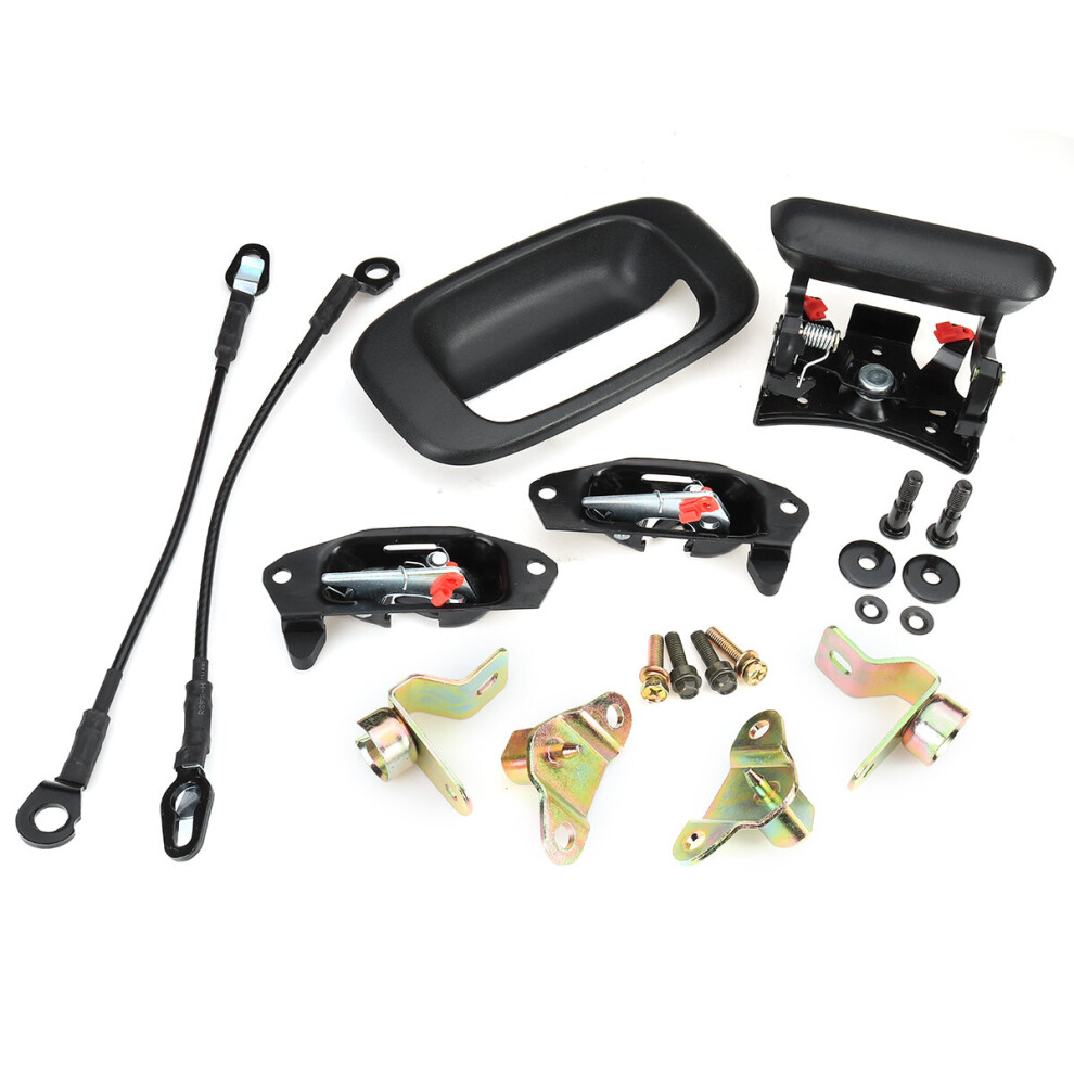 Tailgate Hinge Cable Latch Handle Kit For Silverado Sierra 1500 1999-2006 796348458312