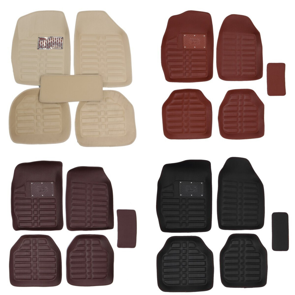 5Pcs/Set Car Floor Mats Front Rear Liner Waterproof Universal Vehicle Carpets 6900064600441