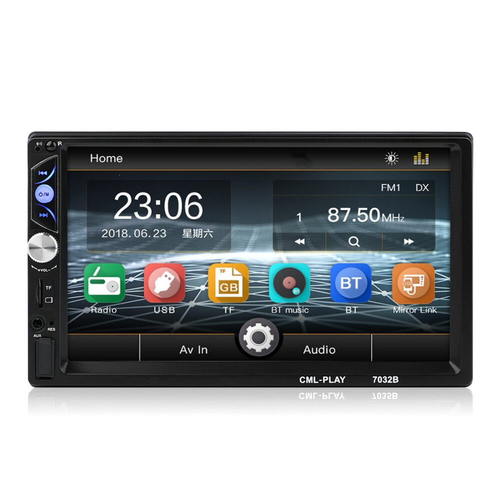 2 Din 7 Inch Hd Car Mp4 Mp5 Player Fm Car Stereo Radio Touch Screen Usb Aux Bluetooth In Dash Multimedia 615116947820