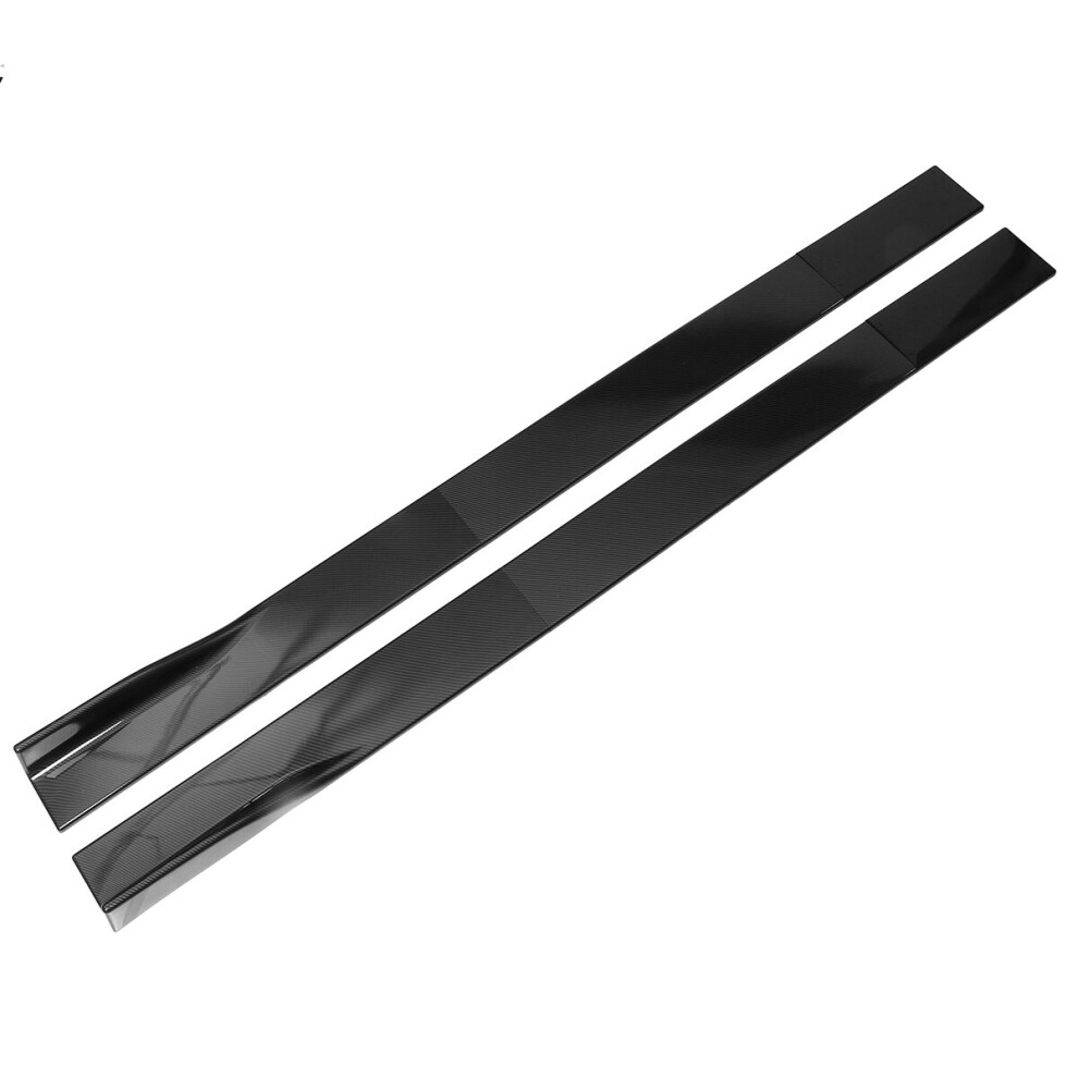 Carbon Fiber Car Side Skirt Rocker Extension For Subaru Impreza Wrx Sti Legacy 304692433628
