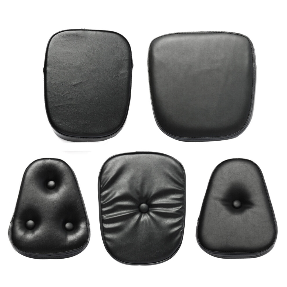 Motorcycle Backrest Cushion Pad Universal Chopper Cruiser 702168018810